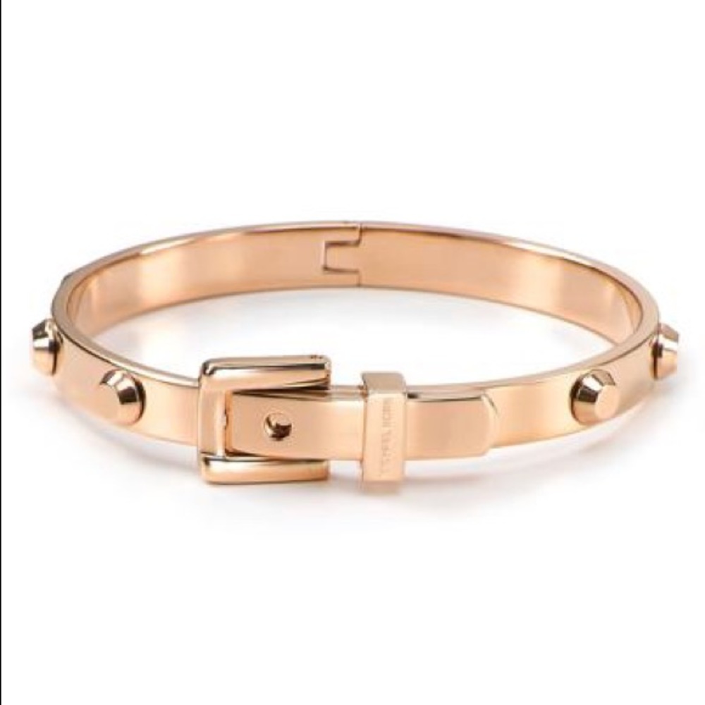 Authentic Michael Kors Buckle Bracelet - Rose Gold